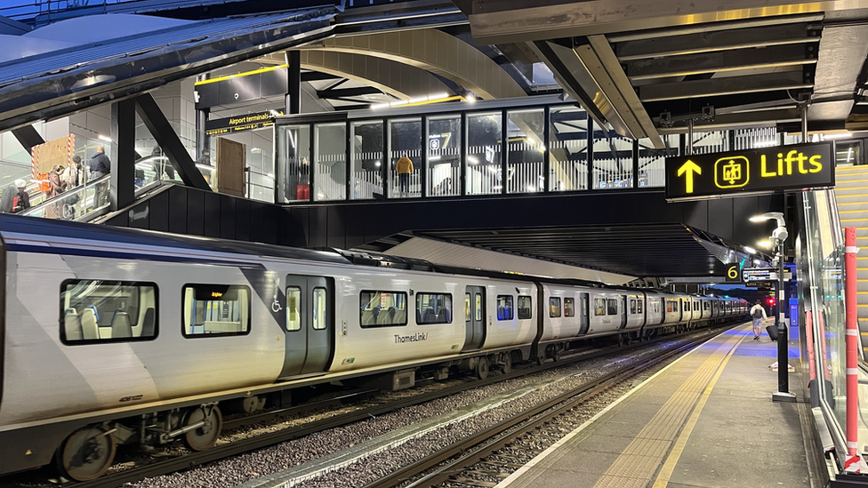 Gatwick Airport Revamped Railway Station Opens To Customers BBC News