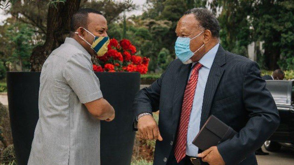 PM Abiy and Kgalema Motlanthe