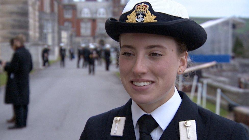 Midshipman Justine Lambert