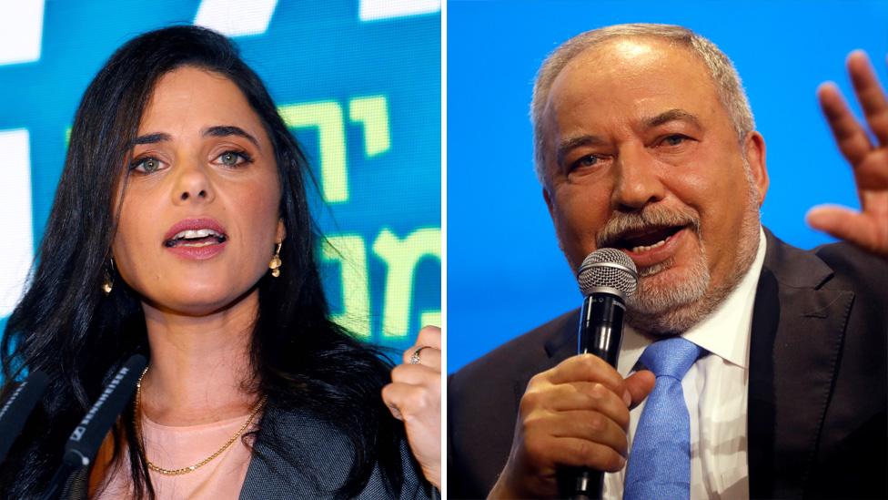 Ayelet Shaked and Avigdor Lieberman