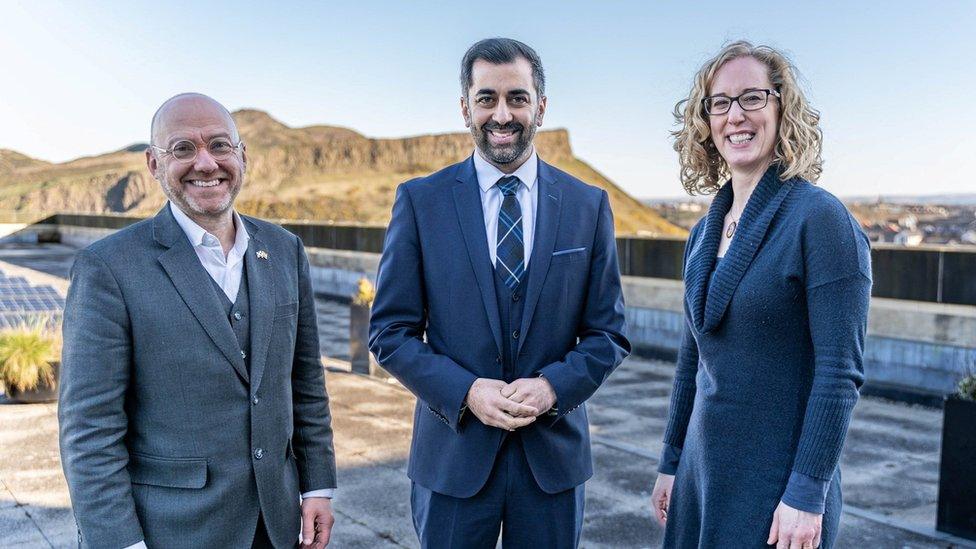 patrick harvie, humza yousaf, lorna slater