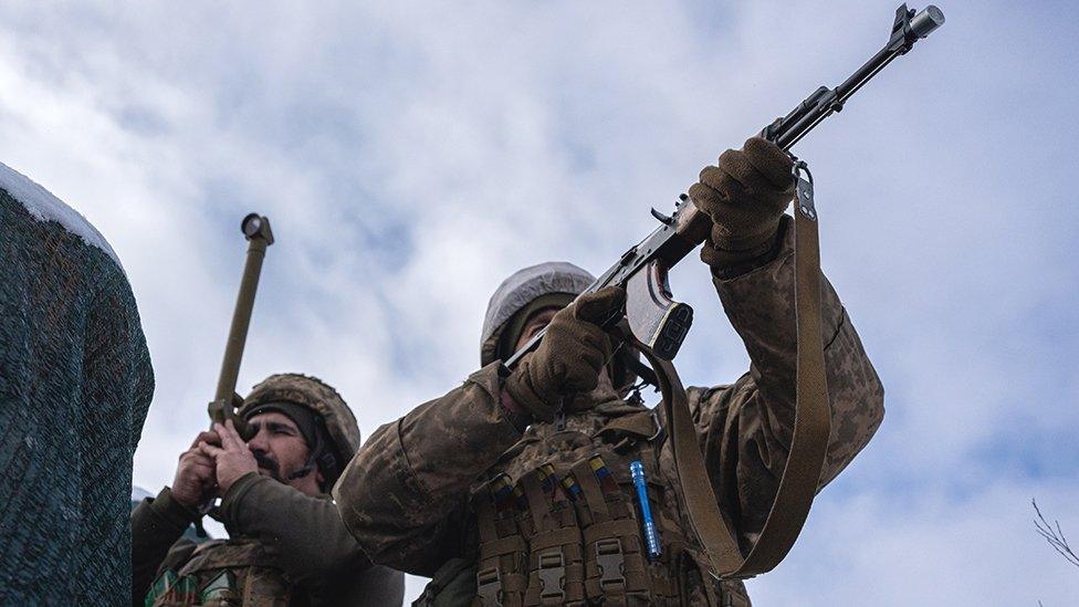 Ukrainian soldier, 20 January