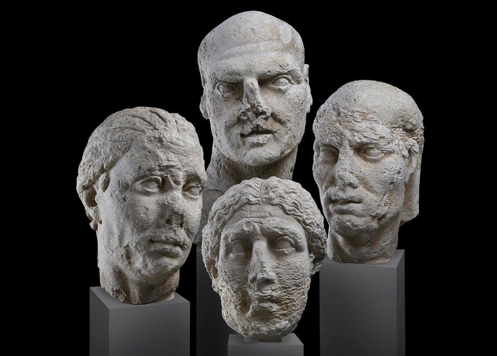 Storms, War and Shipwrecks exhibition will feature these Roman portrait heads