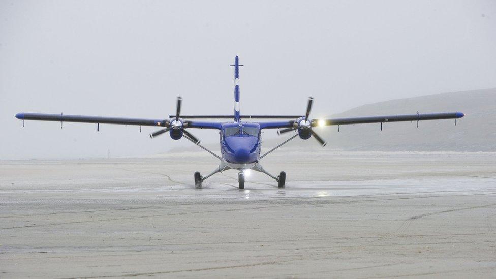 Aircraft at Barra Airport