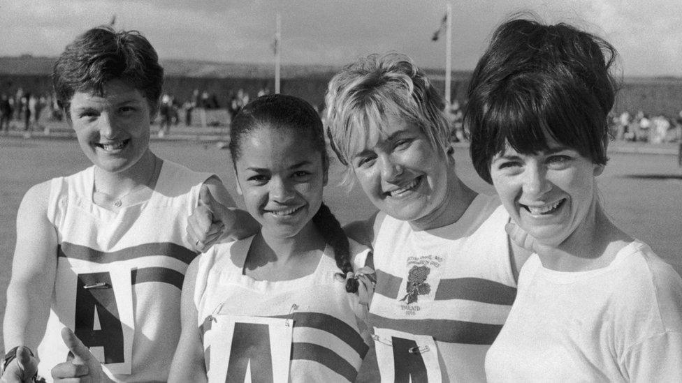 Maureen Tranter, Anita Neil, Lillian Board and Janet Simpson (left to right