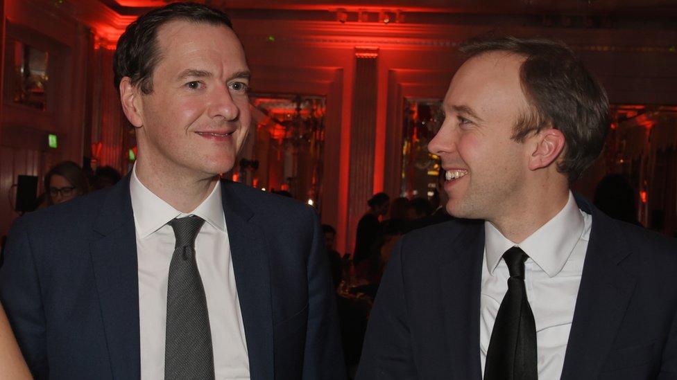 George Osborne and Matt Hancock