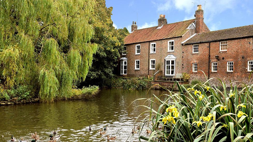 North Dalton village pond