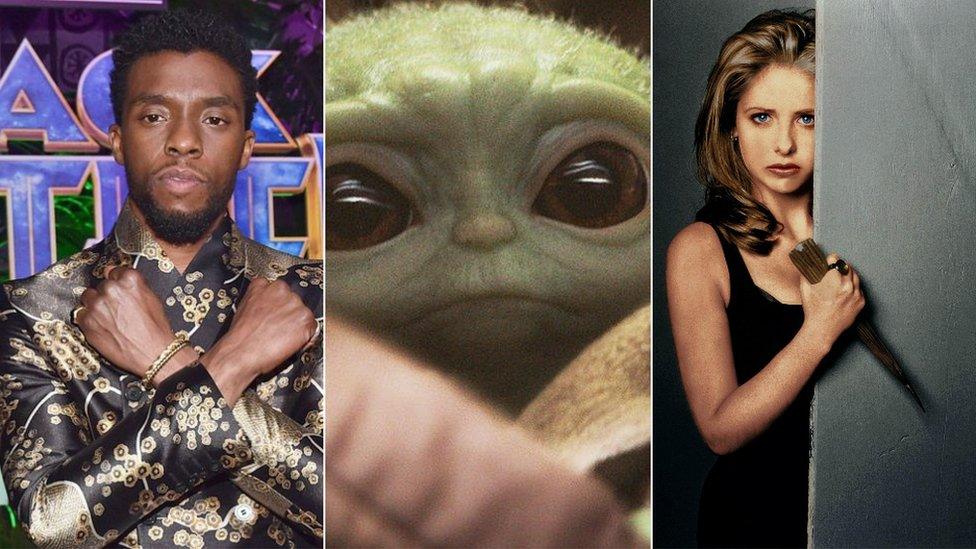 Chadwick Boseman, Yoda and Sarah Michelle Gellar