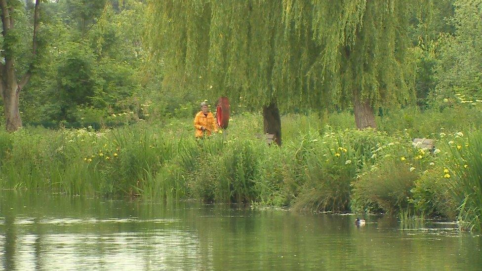 Cwmbran boating lake