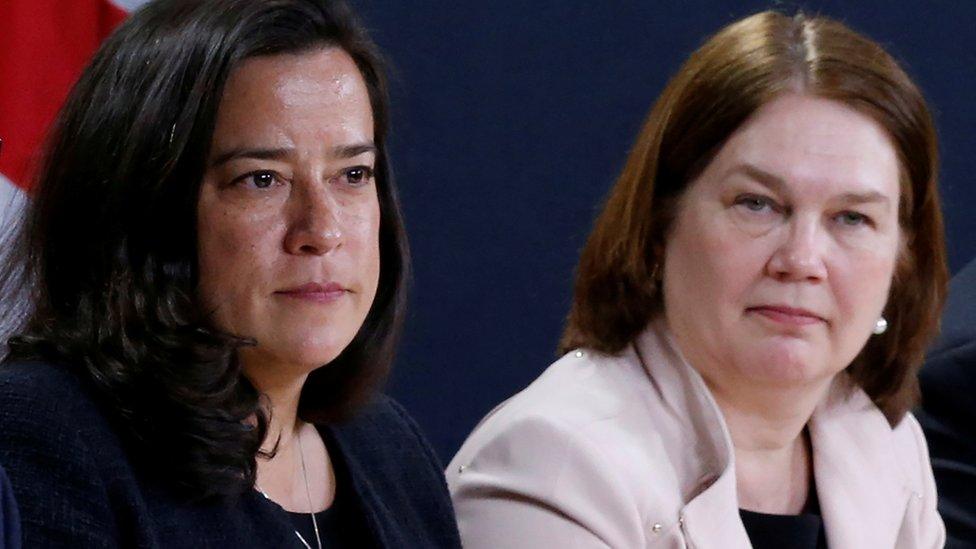 Jody Wilson-Raybould (L) and Jane Philpott (R)