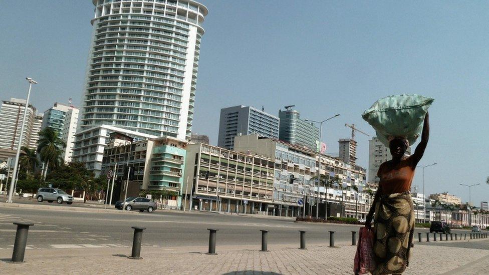 Luanda's seaside promenade