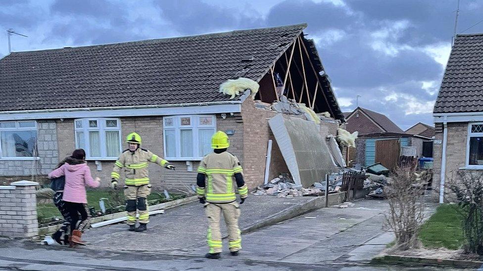 Withernsea storm damage