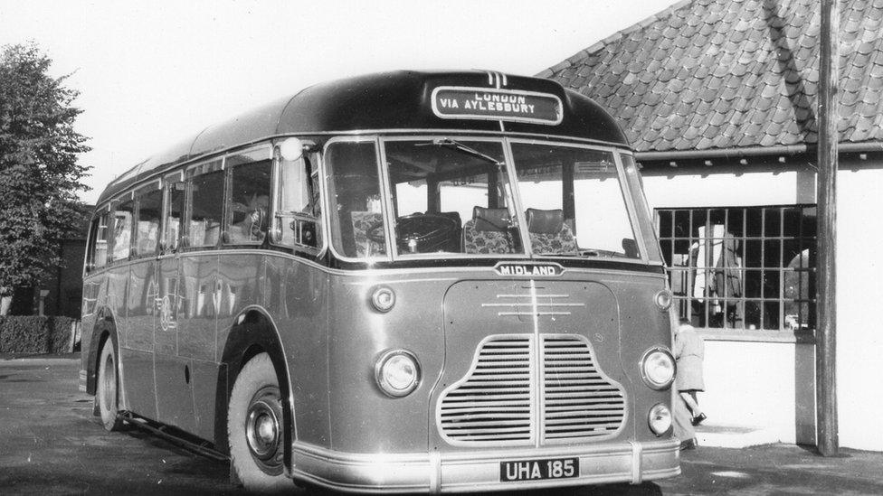 Midland Red pioneered underfloor engines, including on this luxury coach in 1954