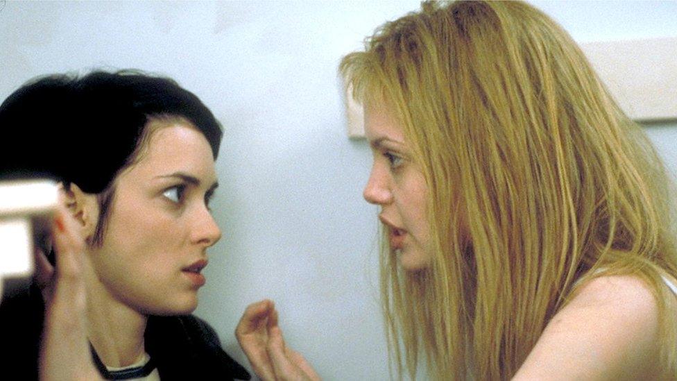 Angelina Jolie (r) won an Oscar for Girl, Interrupted