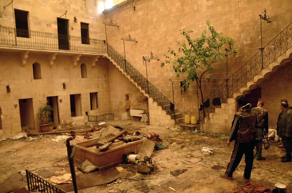 A house in Judaydah during the war in 2013