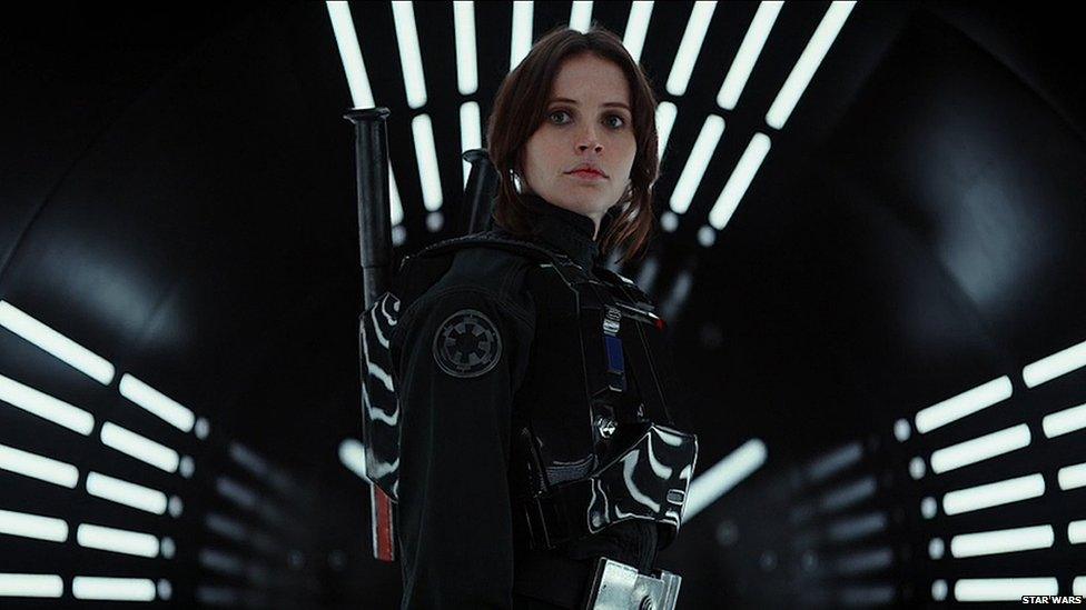 Felicity Jones plays Jyn Erso