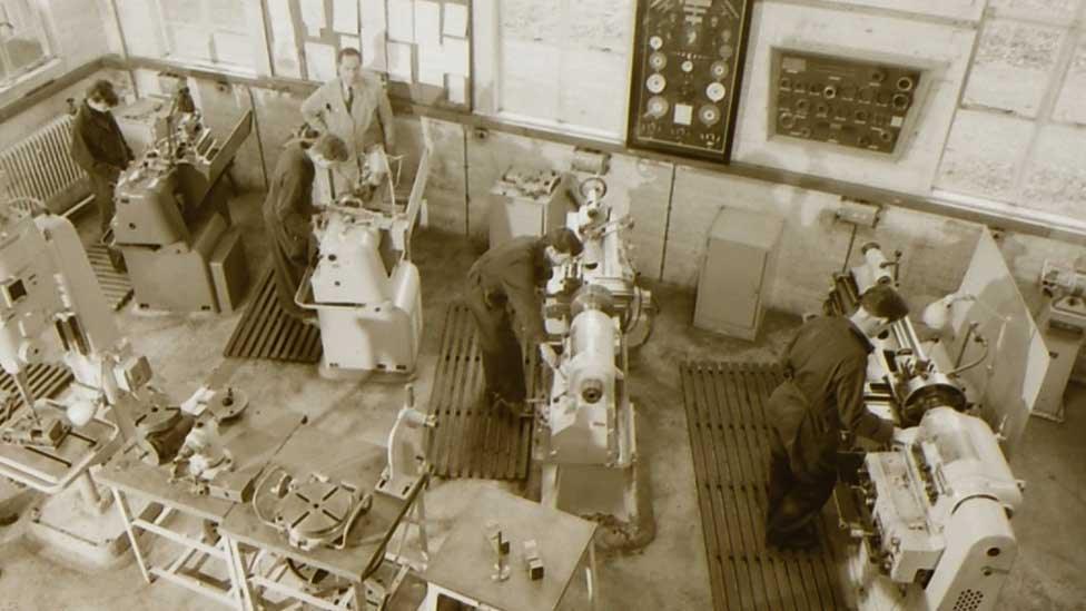 Apprentices’ workshop, 1960