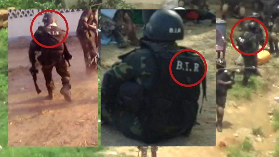 BIR soldiers seen in video still from 2016