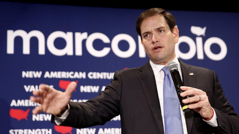 Republican U.S. presidential candidate Senator Marco Rubio speaks during a town hall meeting at the Fisher Community Center in Marshalltown, Iowa, January 6, 2016. R