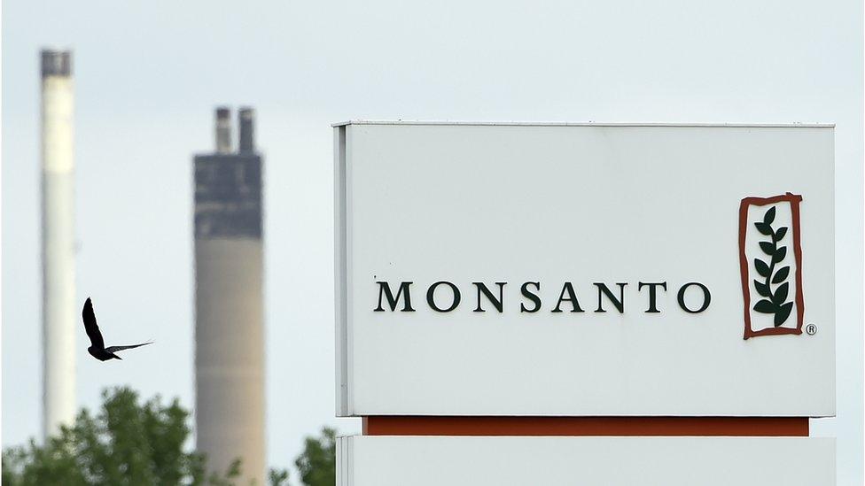 Monsanto sign