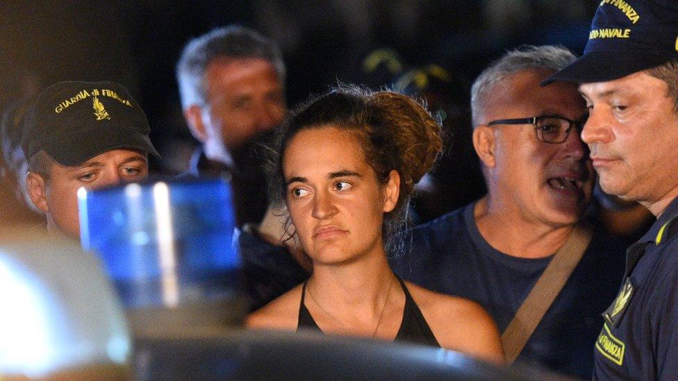 Carola Rackete arrest in Italy