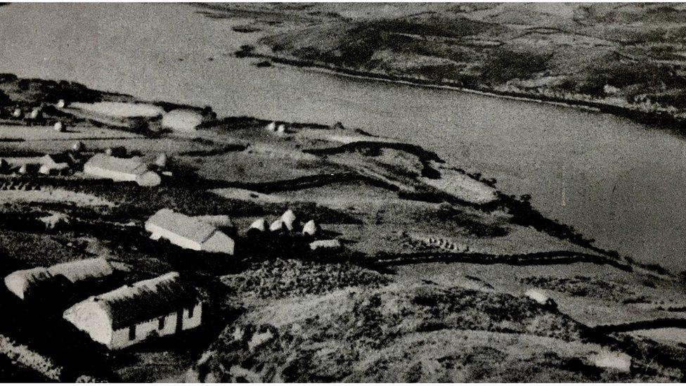 A picture of Teelin, which appeared in the Nazi invasion plan of Ireland