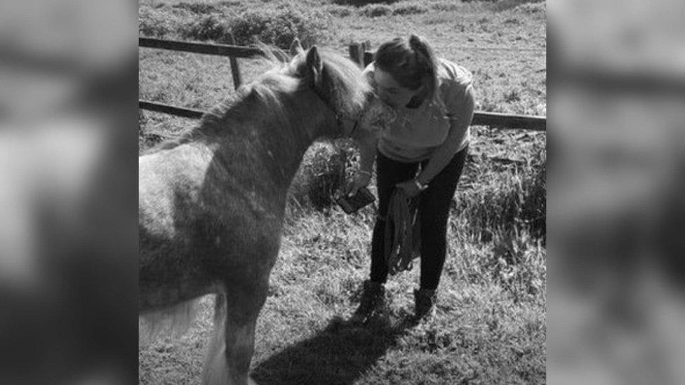 Stacey Gill and her pony