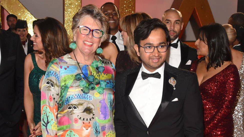 Prue Leith and Rahul Mandal