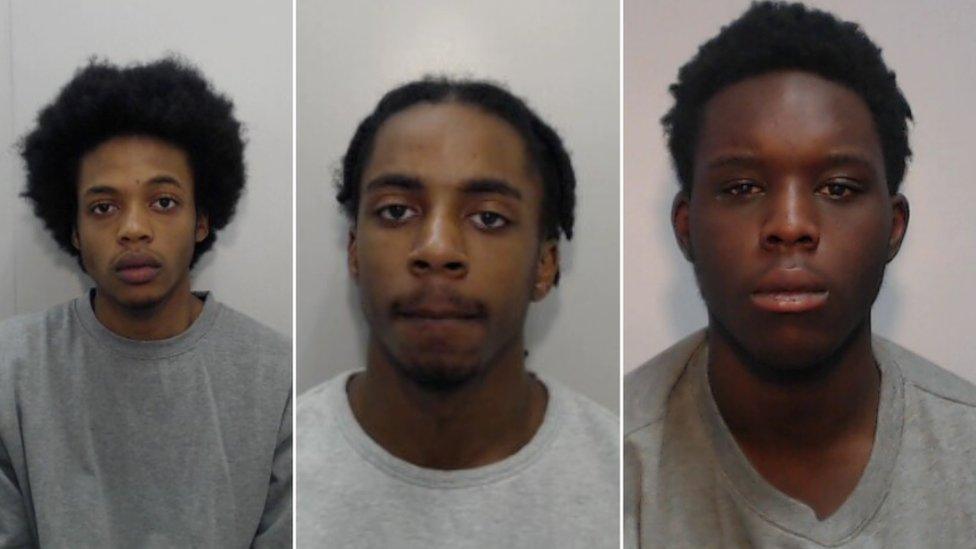 Romeo Daley, Jamall Walters and Daneaco Reid