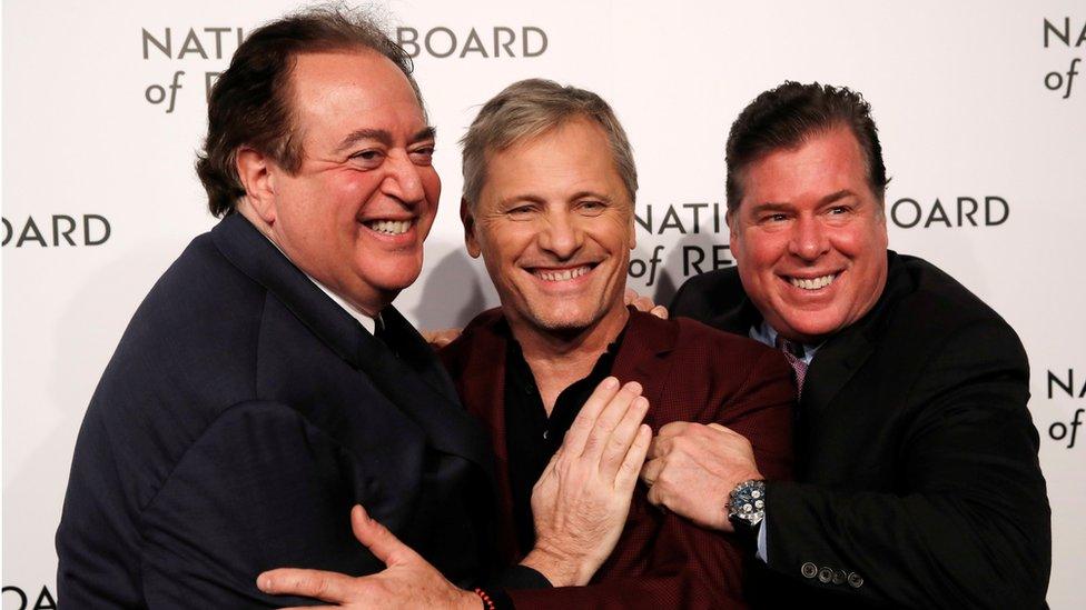 Nick Vallelonga (left), Viggo Mortensen (centre) and Brian Currie