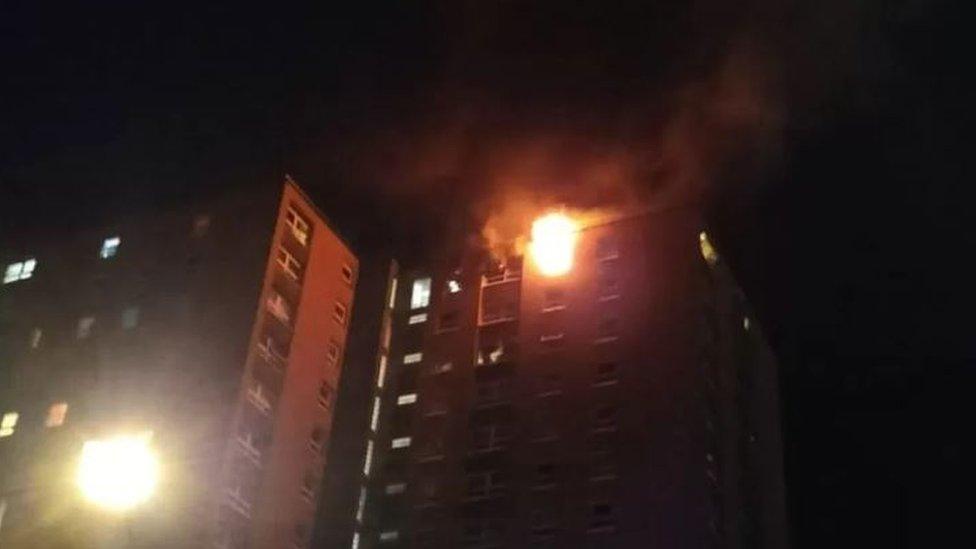 A flat fire in Bristol