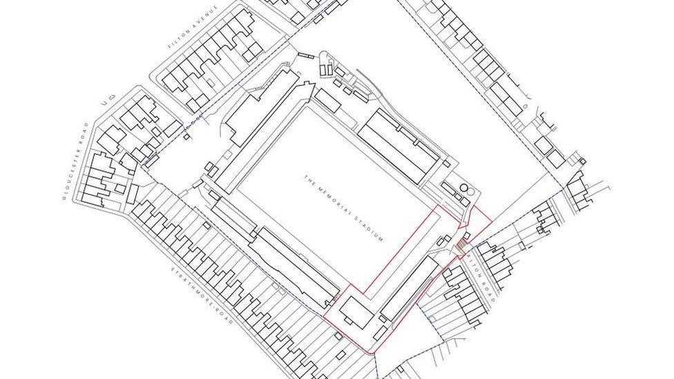 Plans of the new stand