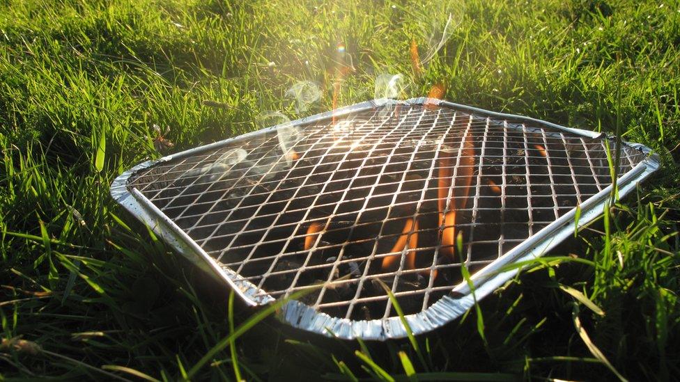 Disposable barbecue