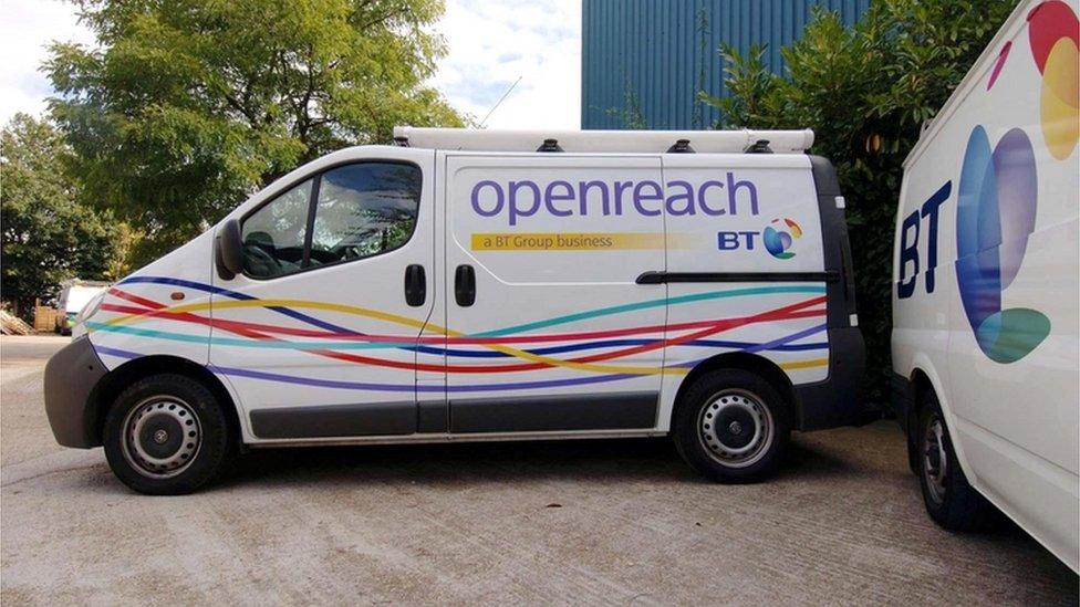 BT Openreach van