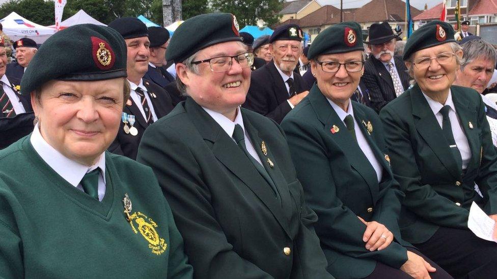 The Women's Royal Army Corps (WRAC) who are celebrating their centenary year in 2017