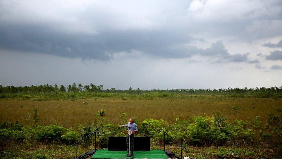 Obama in Florida.