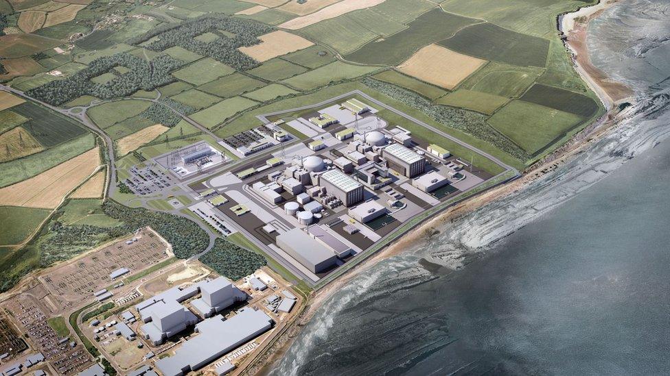 Artist's impression of Hinkley Point C