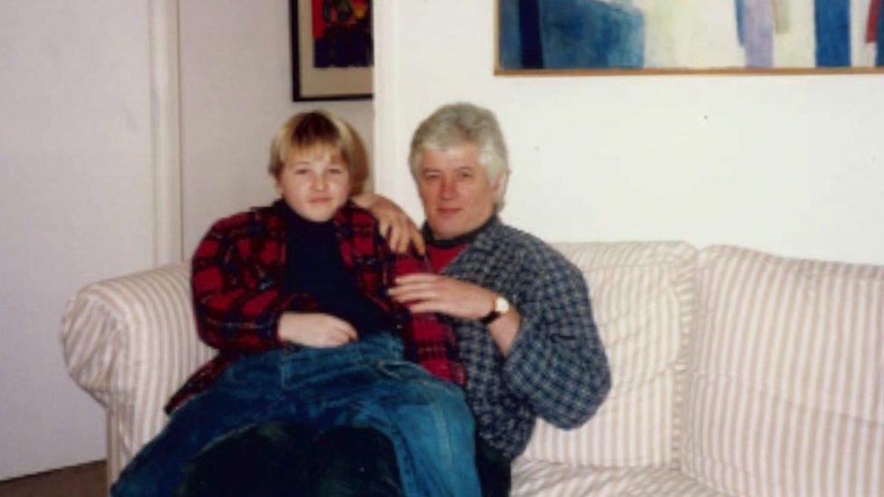 James and his father