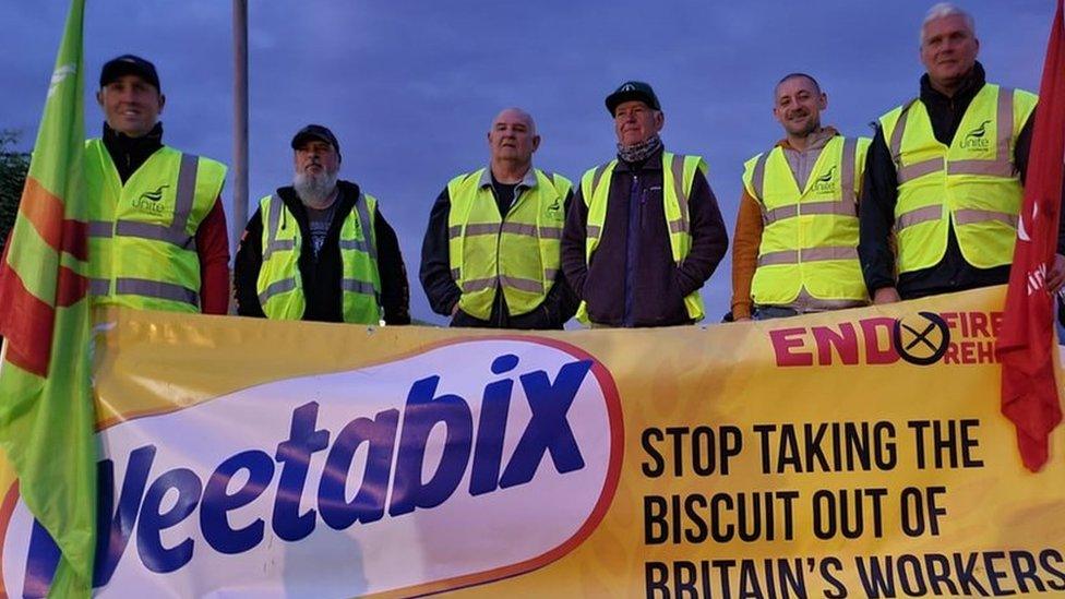 Weetabix engineers strike in Corby