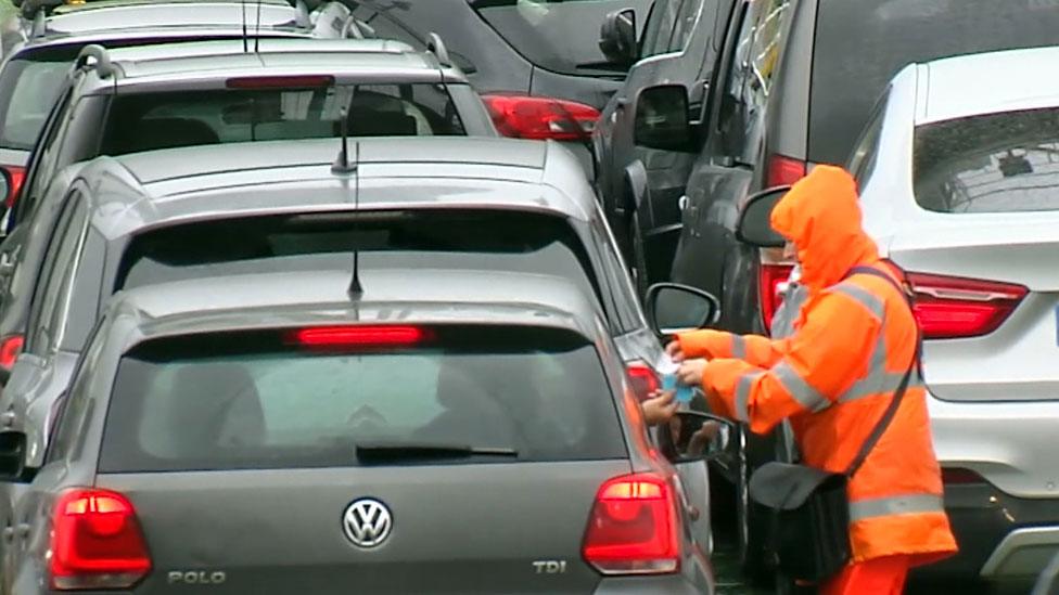 Cars on the Corran Ferry