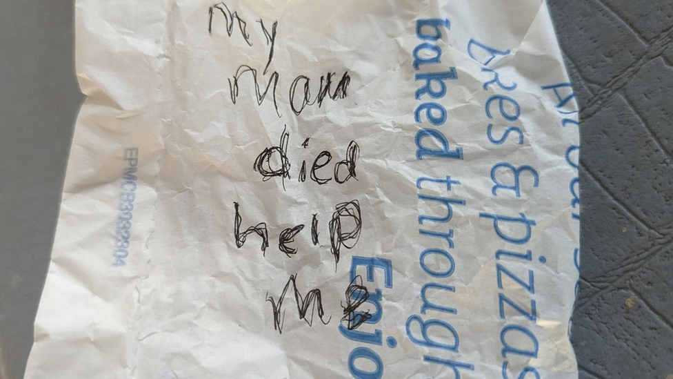 Message on a bag