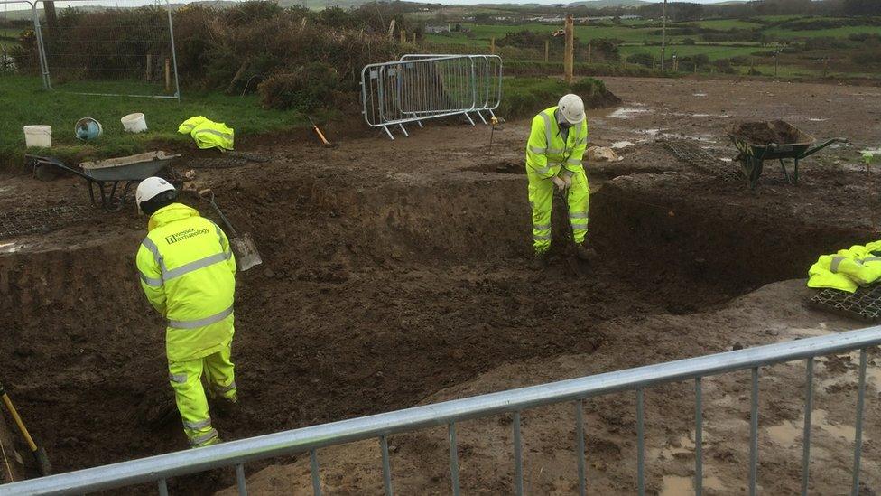 Wylfa Newydd dig site