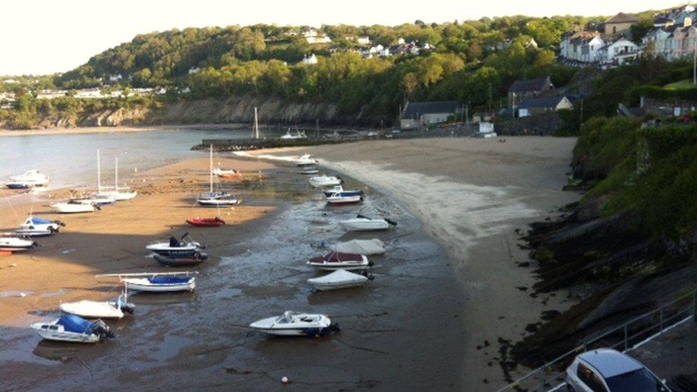 New Quay beach