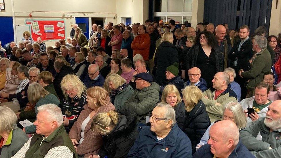 Packed public meeting held in Scampton