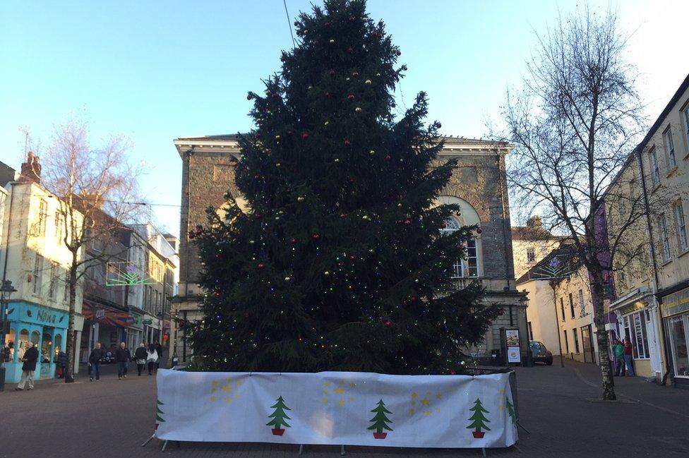 Carmarthen Christmas tree