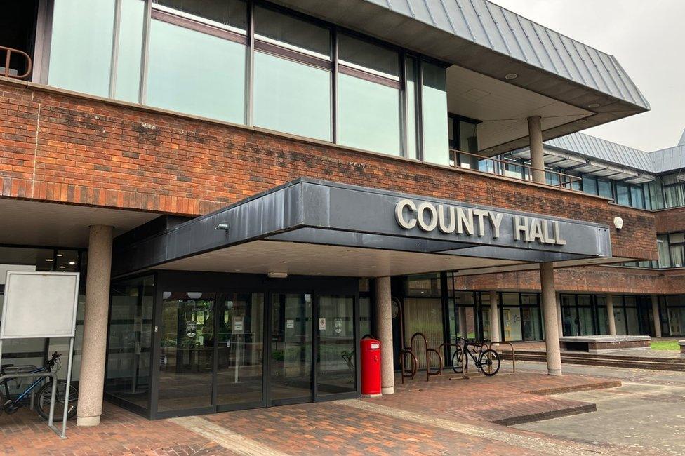 County Hall in Worcester