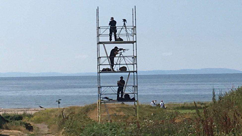 Armed police at Turnberry