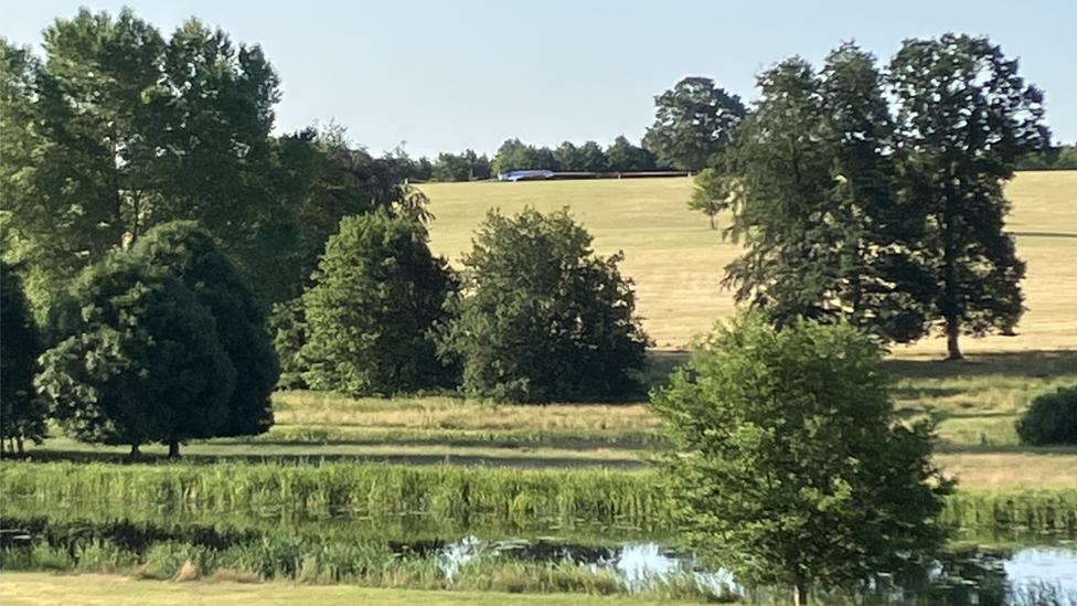 The scene at Heveningham Hall, Suffolk