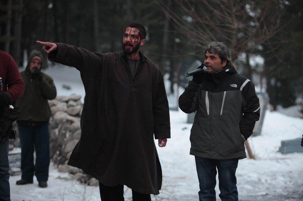 Vishal Bhardwaj shooting Haidar