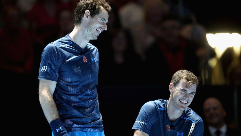 Andy Murray and Jamie Murray